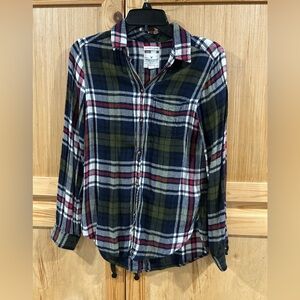 American Eagle Outfitters Multicolor Plaid Shirt